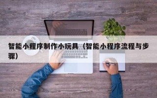 池州智能小程序制作小玩具（智能小程序流程与步骤）